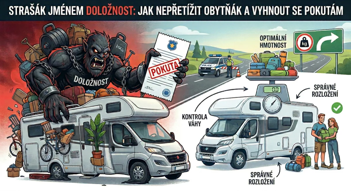 Strašák jménem doložnost: Jak nepřetížit obytňák a vyhnout se pokutám