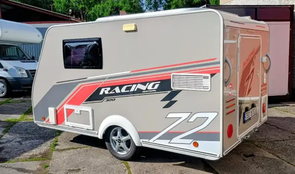 Trigano Silver V21, przyczepa kempingowa typu MOTO, markiza, prysznic, toaleta - fotografie 3